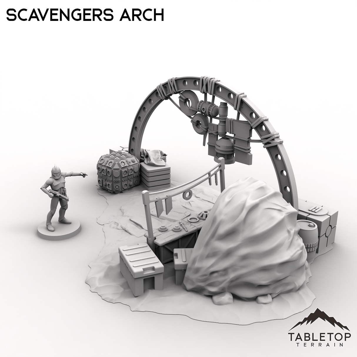 Tabletop Terrain Terrain 28/35mm Scavengers Arch