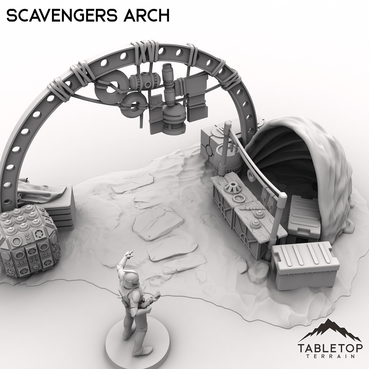 Tabletop Terrain Terrain 28/35mm Scavengers Arch