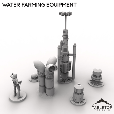 Tabletop Terrain Terrain 28/35mm Water Farming Equipment