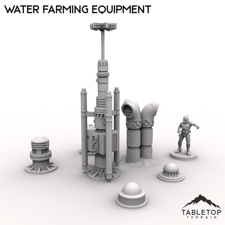 Tabletop Terrain Terrain 28/35mm Water Farming Equipment