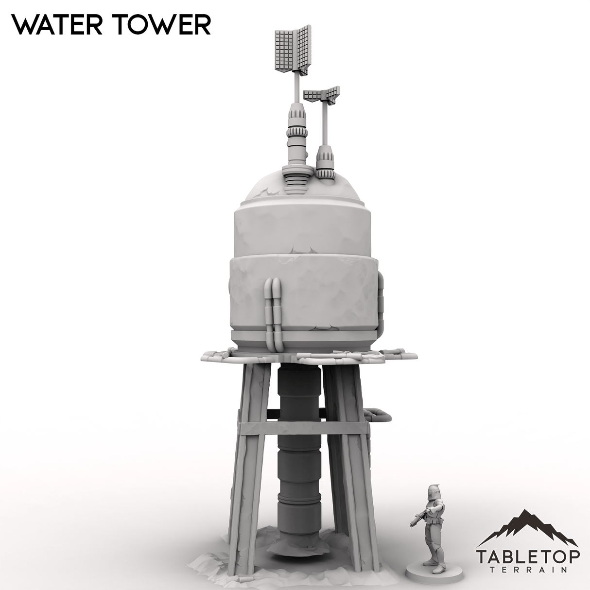Tabletop Terrain Terrain 28/35mm Water Tower
