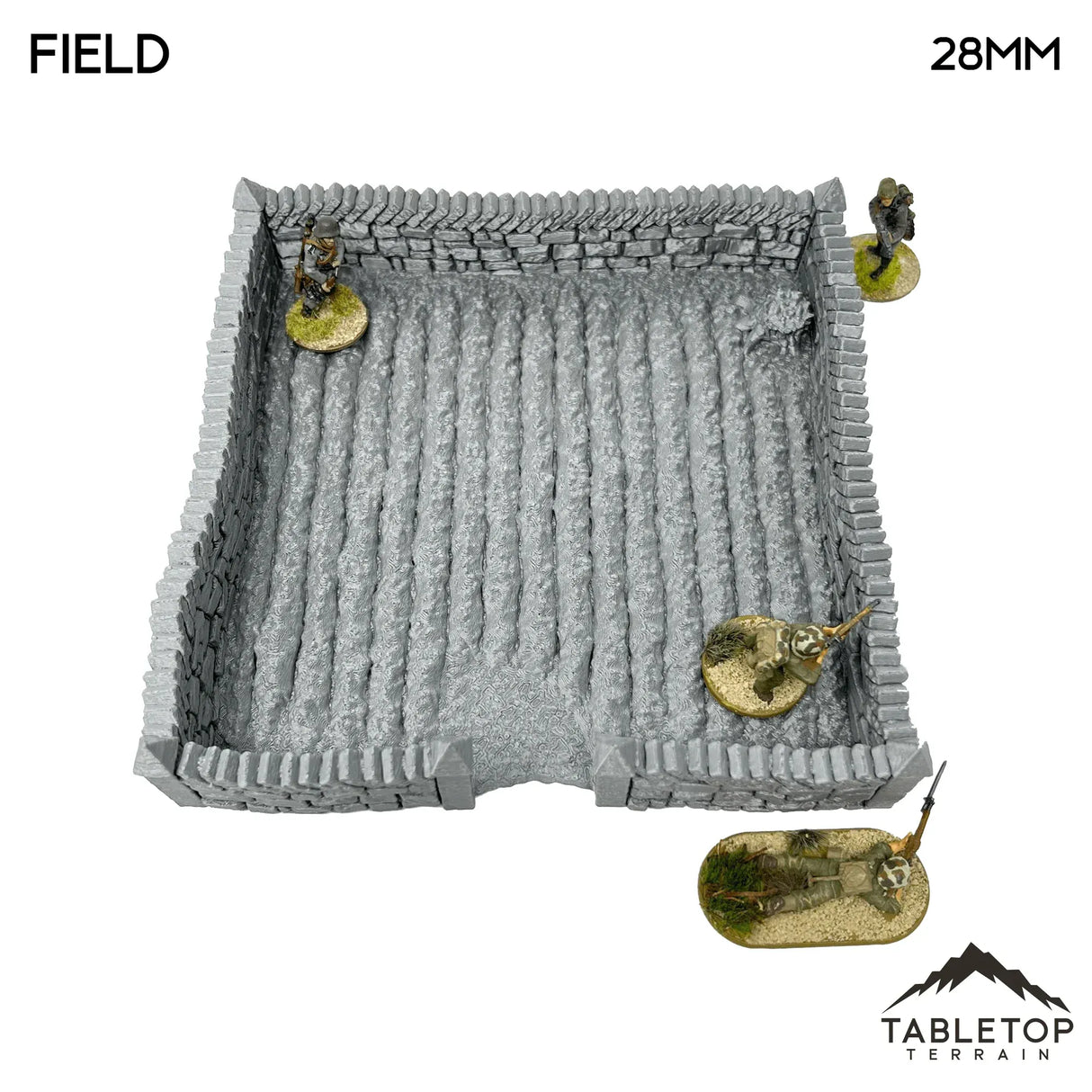 Tabletop Terrain Terrain 32mm / Field Farm Fields - Country & King - Fantasy Historical Terrain