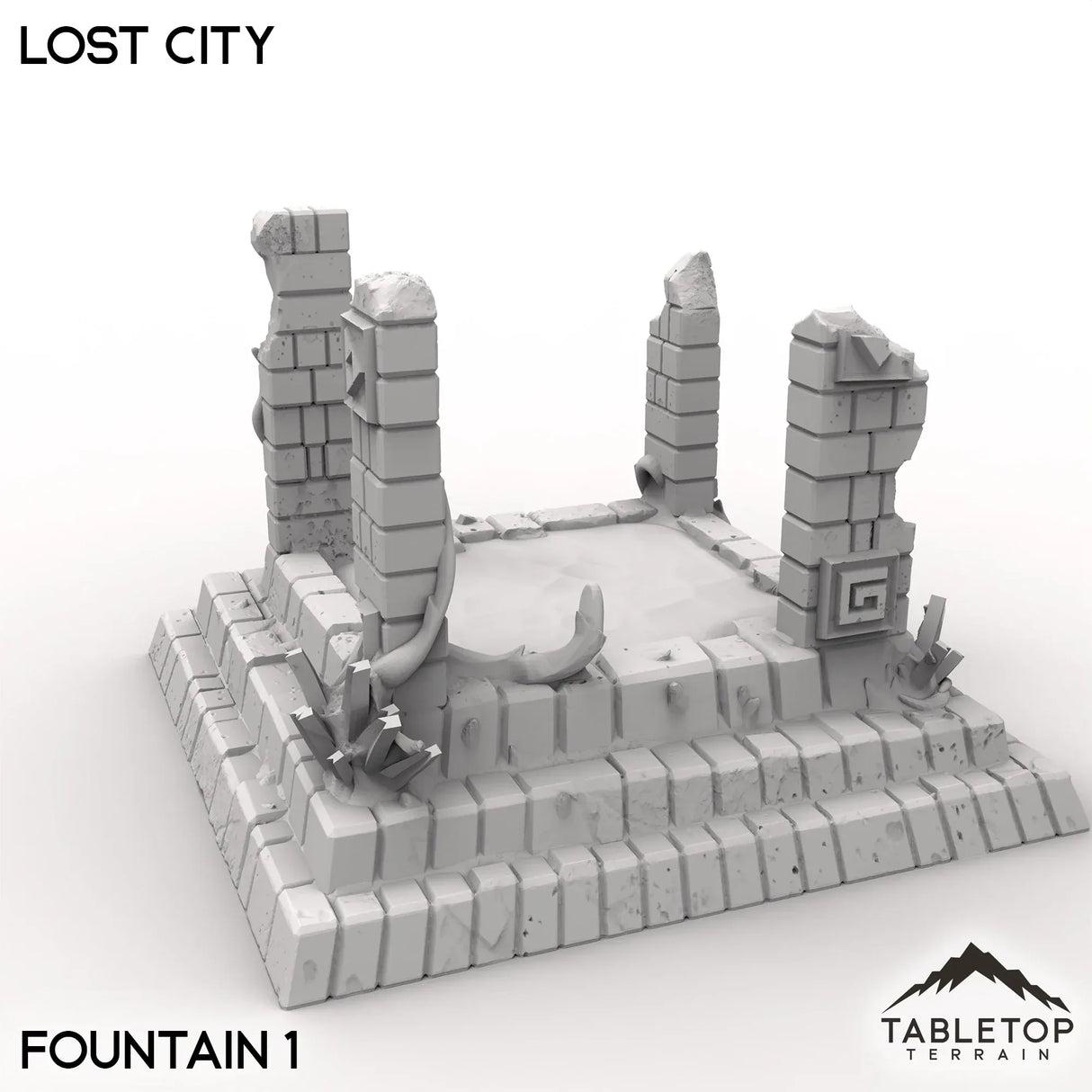 Tabletop Terrain Terrain 32mm / Fountain 1 Lost City