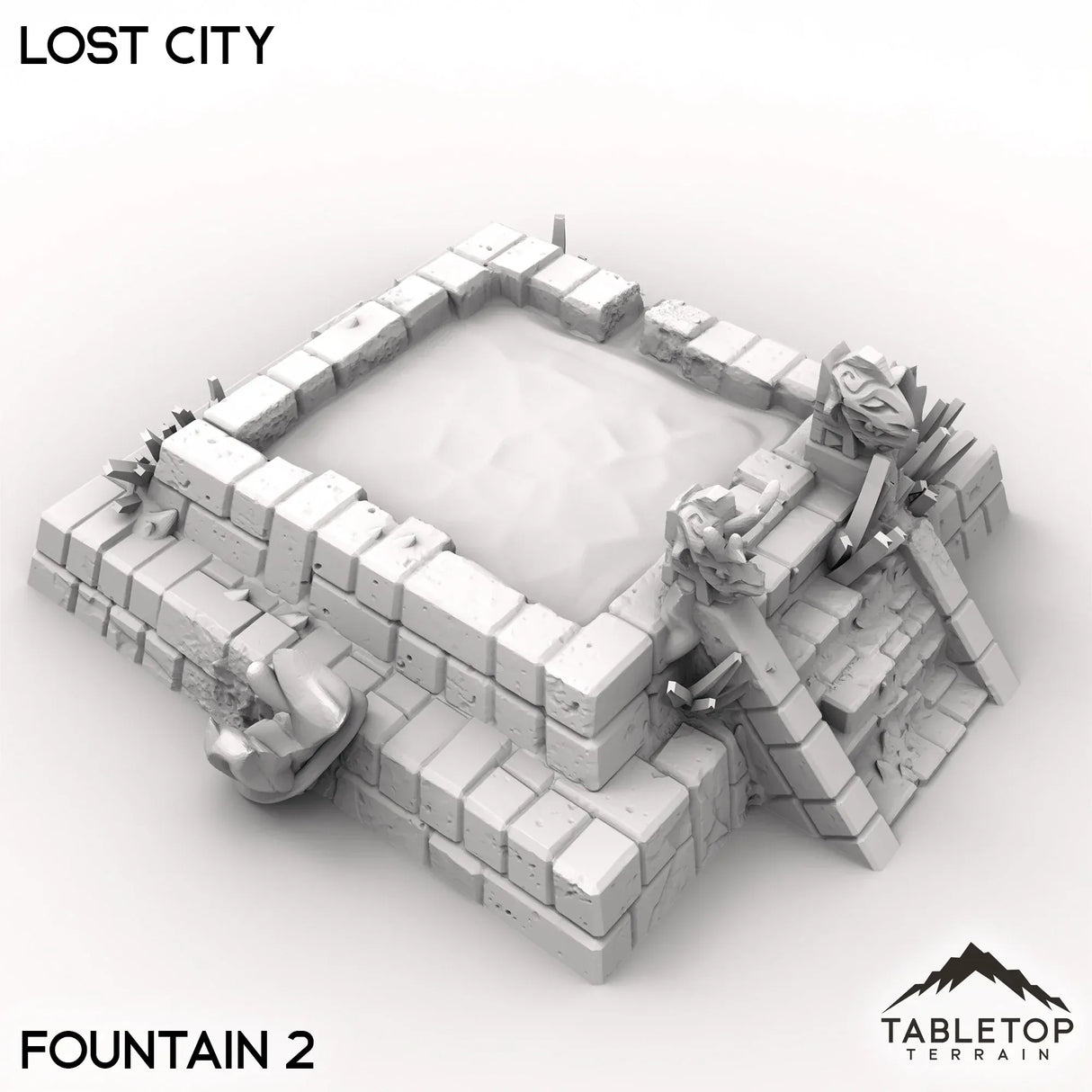 Tabletop Terrain Terrain 32mm / Fountain 2 Lost City