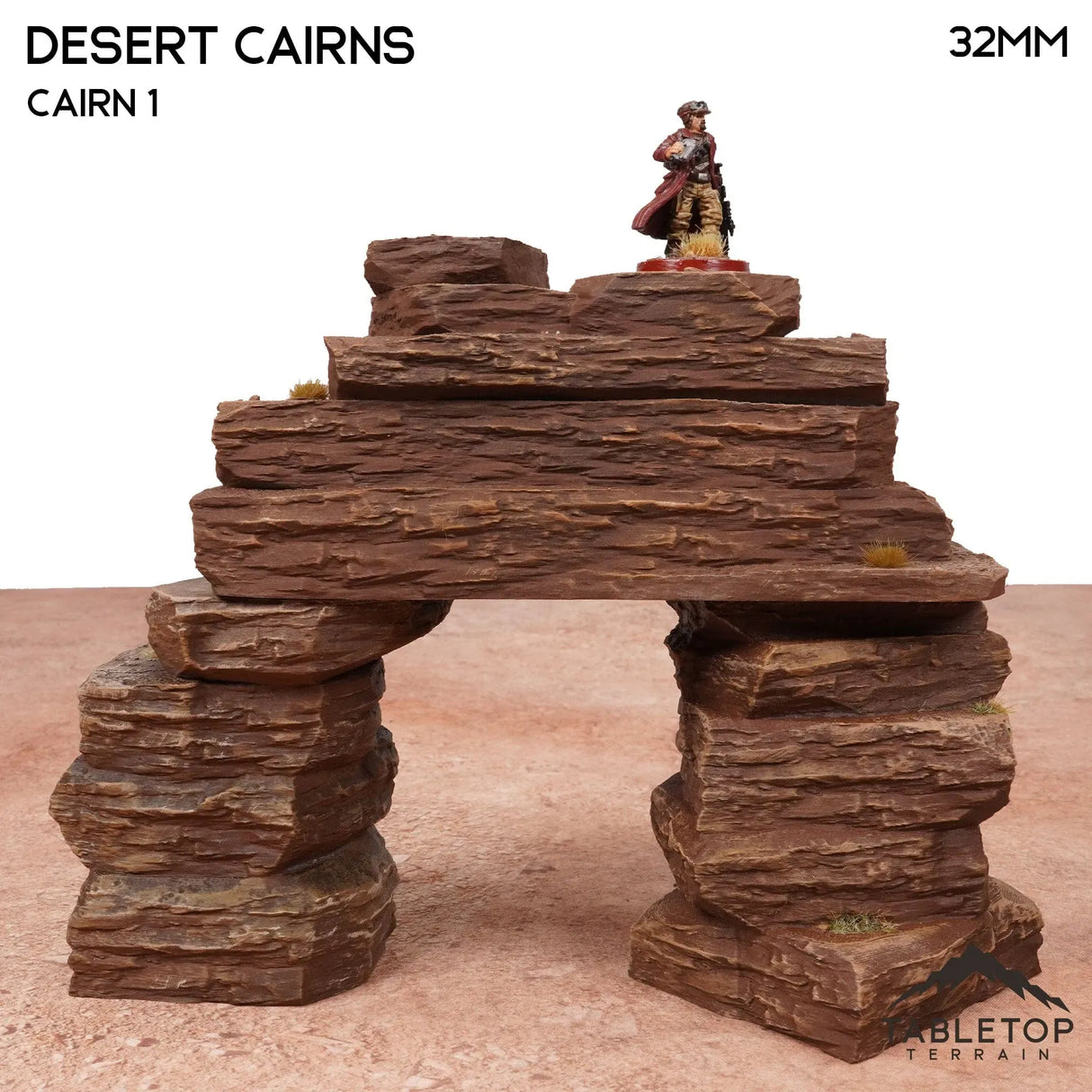 Tabletop Terrain Terrain 32mm / Mountain 1 Desert Cairns