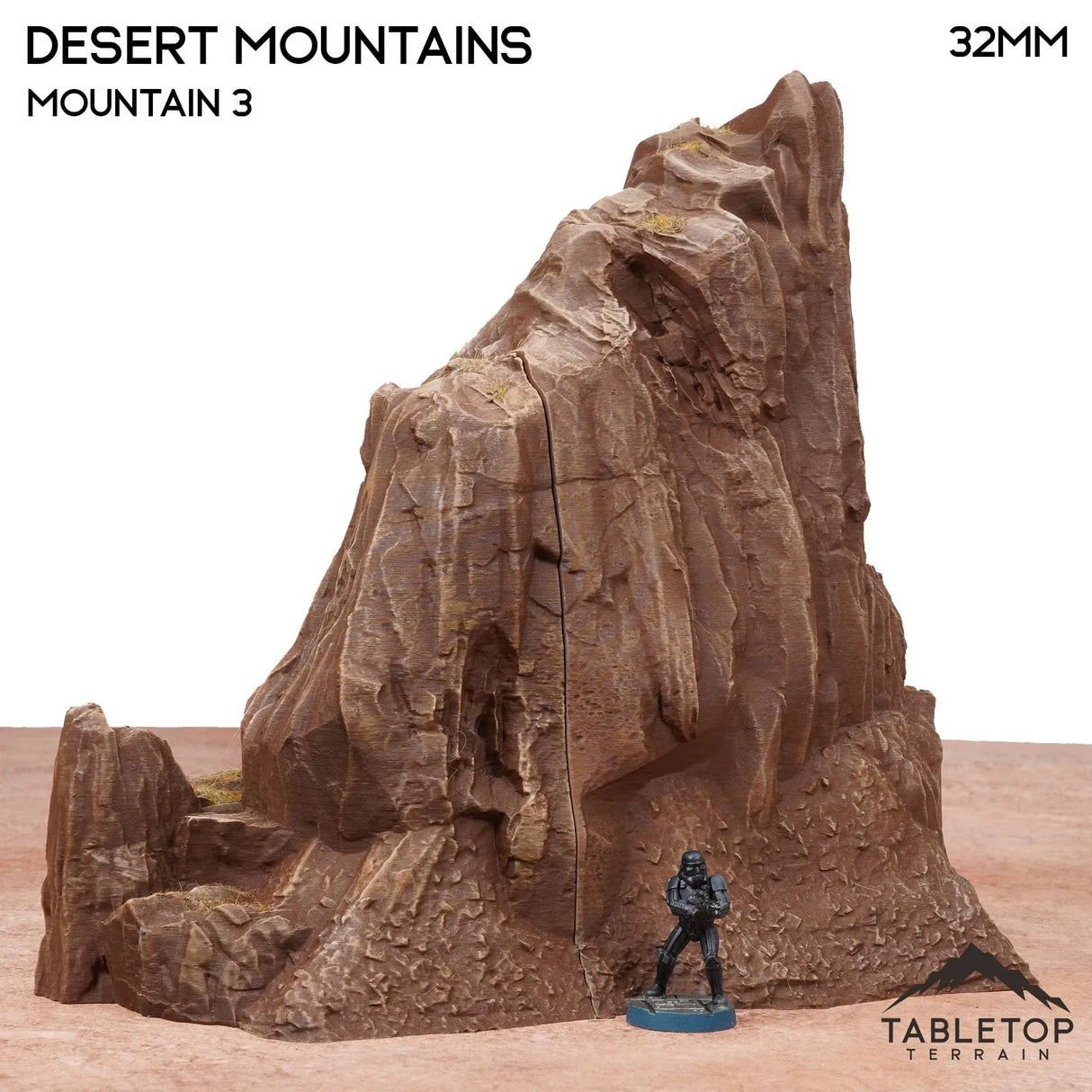 Tabletop Terrain Terrain 32mm / Mountain 3 Desert Mountains