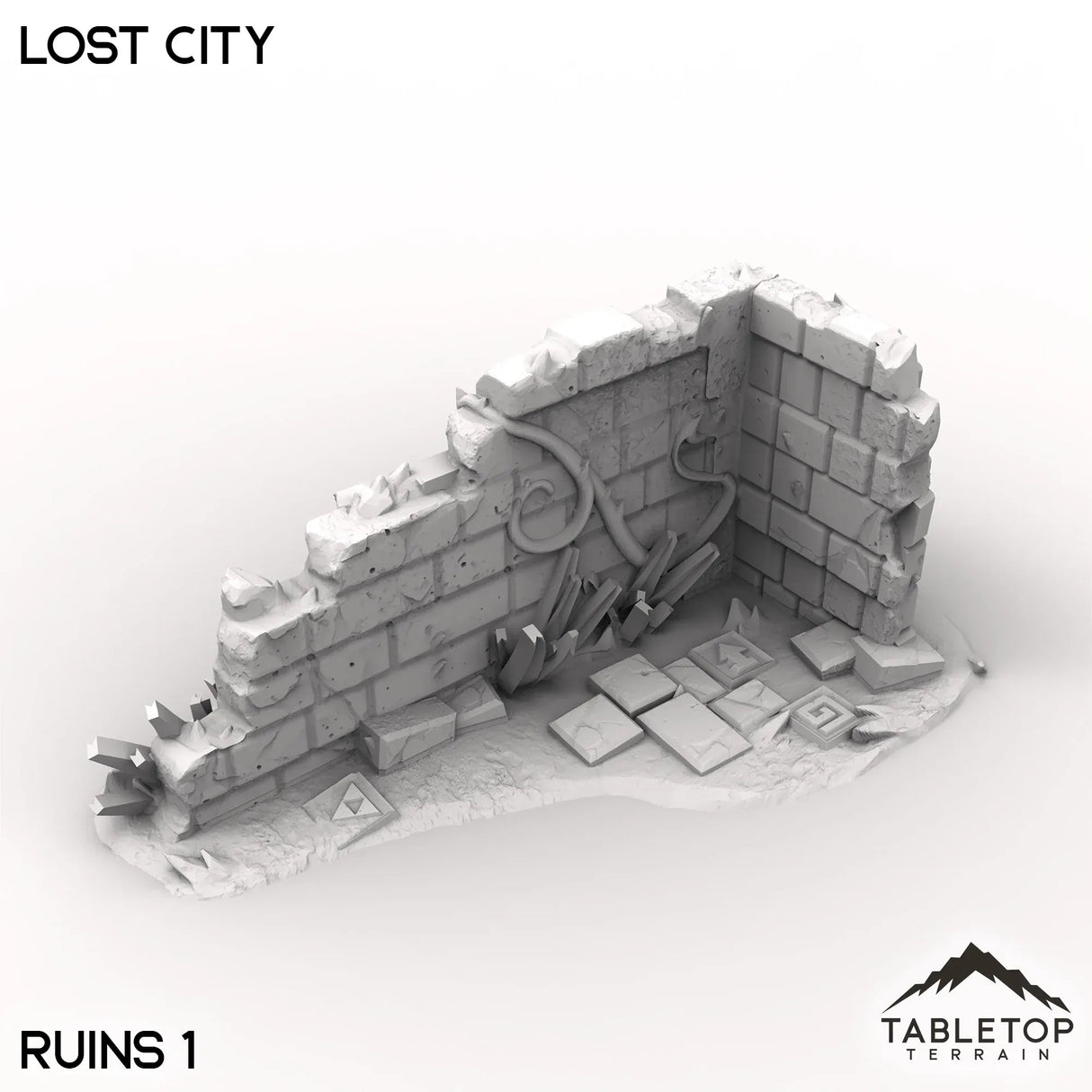 Tabletop Terrain Terrain 32mm / Ruins 1 Lost City