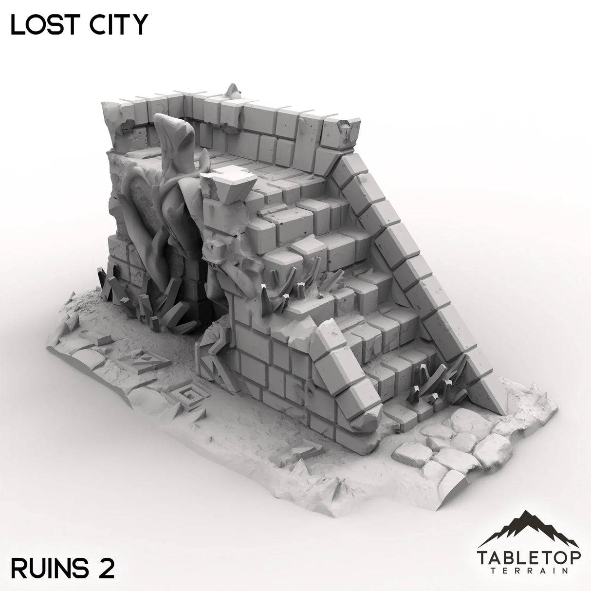Tabletop Terrain Terrain 32mm / Ruins 2 Lost City