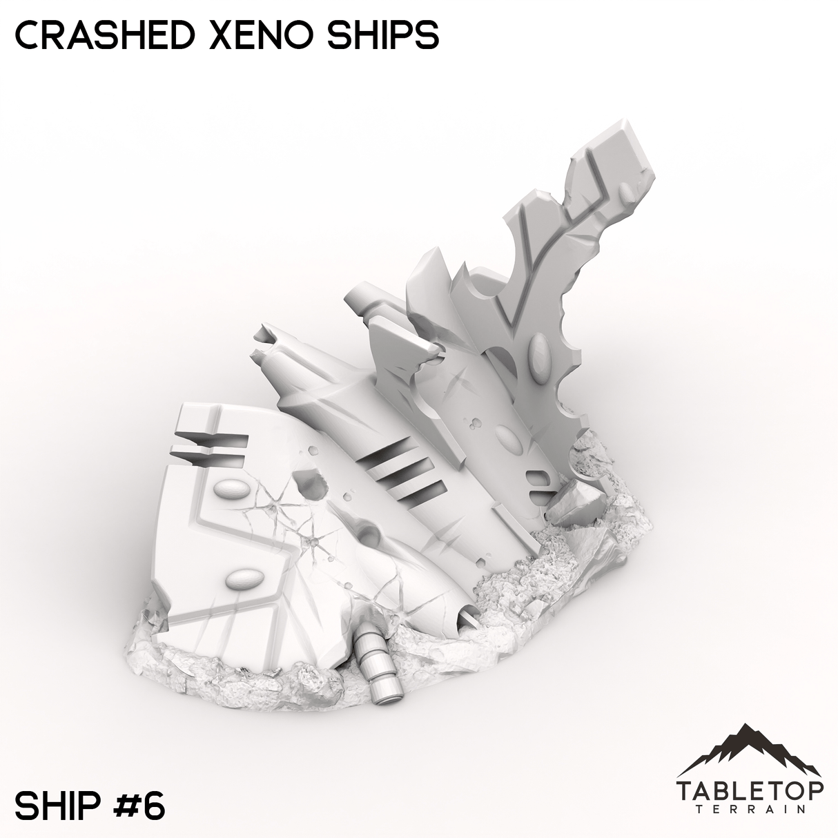 Tabletop Terrain Terrain 32mm / Ship 6 Crashed Xeno Ships