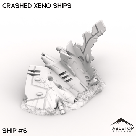 Tabletop Terrain Terrain 32mm / Ship 6 Crashed Xeno Ships
