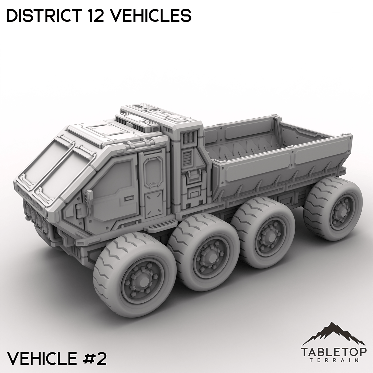 Tabletop Terrain Terrain 32mm / Vehicle 2 District 12 Vehicles