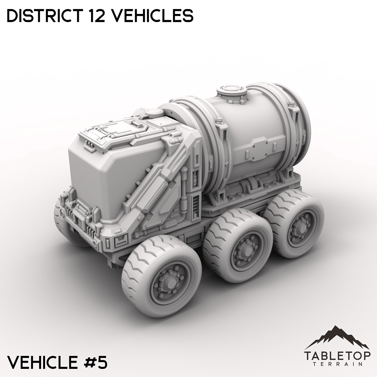 Tabletop Terrain Terrain 32mm / Vehicle 5 District 12 Vehicles