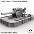 Tabletop Terrain Terrain 32mm / With Plateau Base Castograd Doomsday Cannon