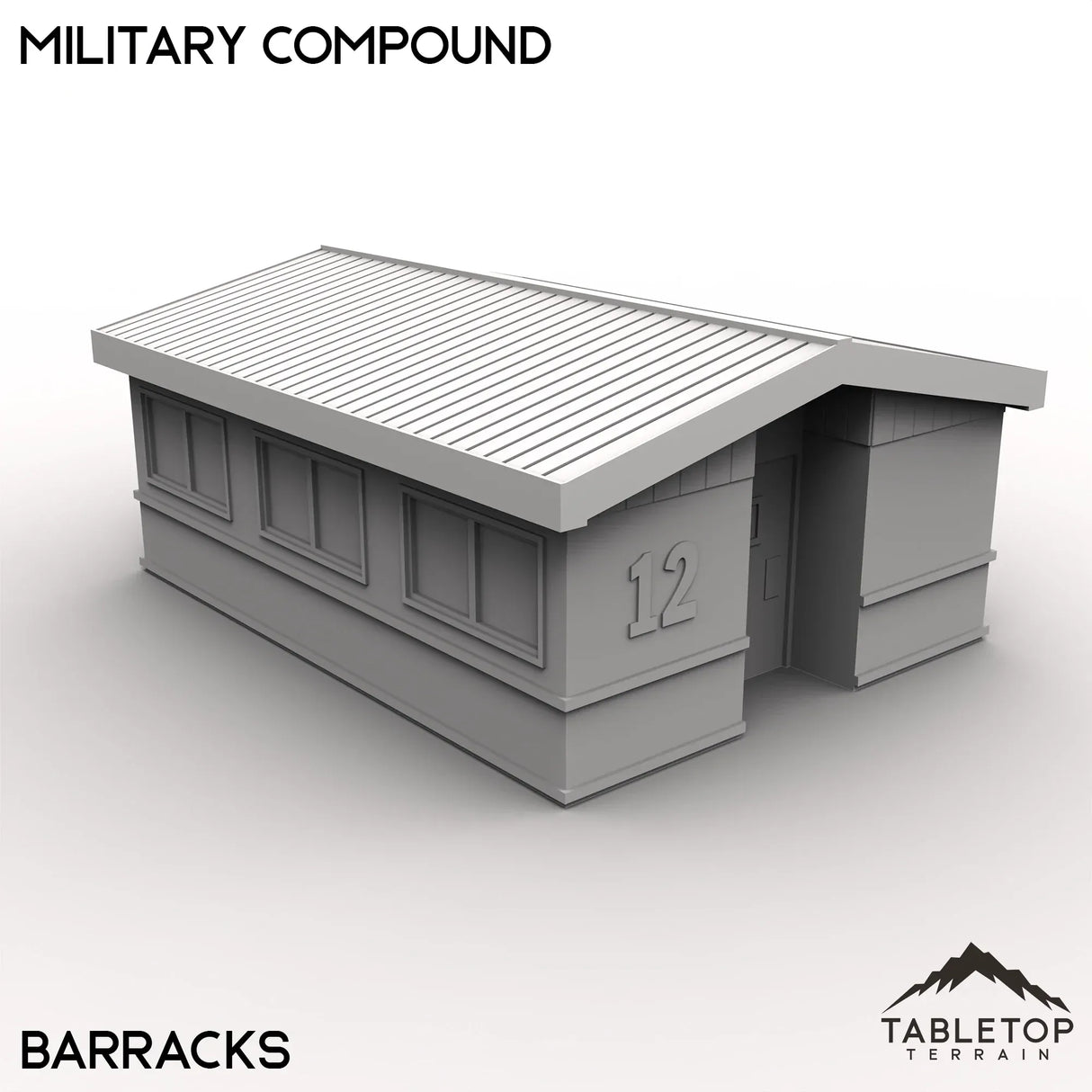 Tabletop Terrain Terrain 40mm / Barracks Military Compound