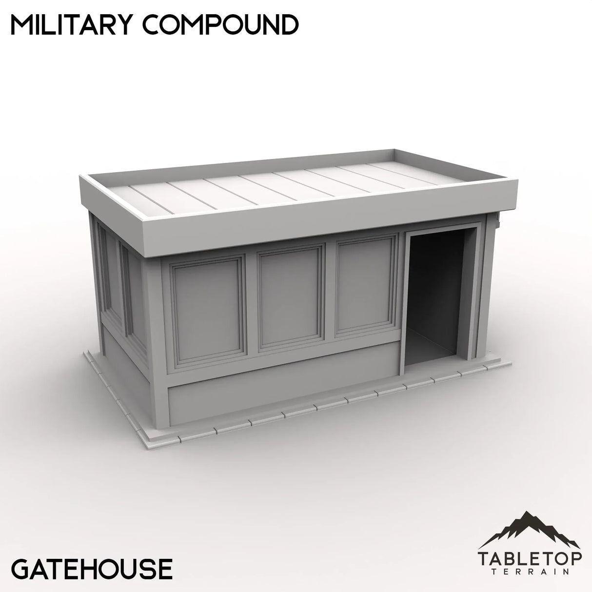 Tabletop Terrain Terrain 40mm / Gatehouse Military Compound