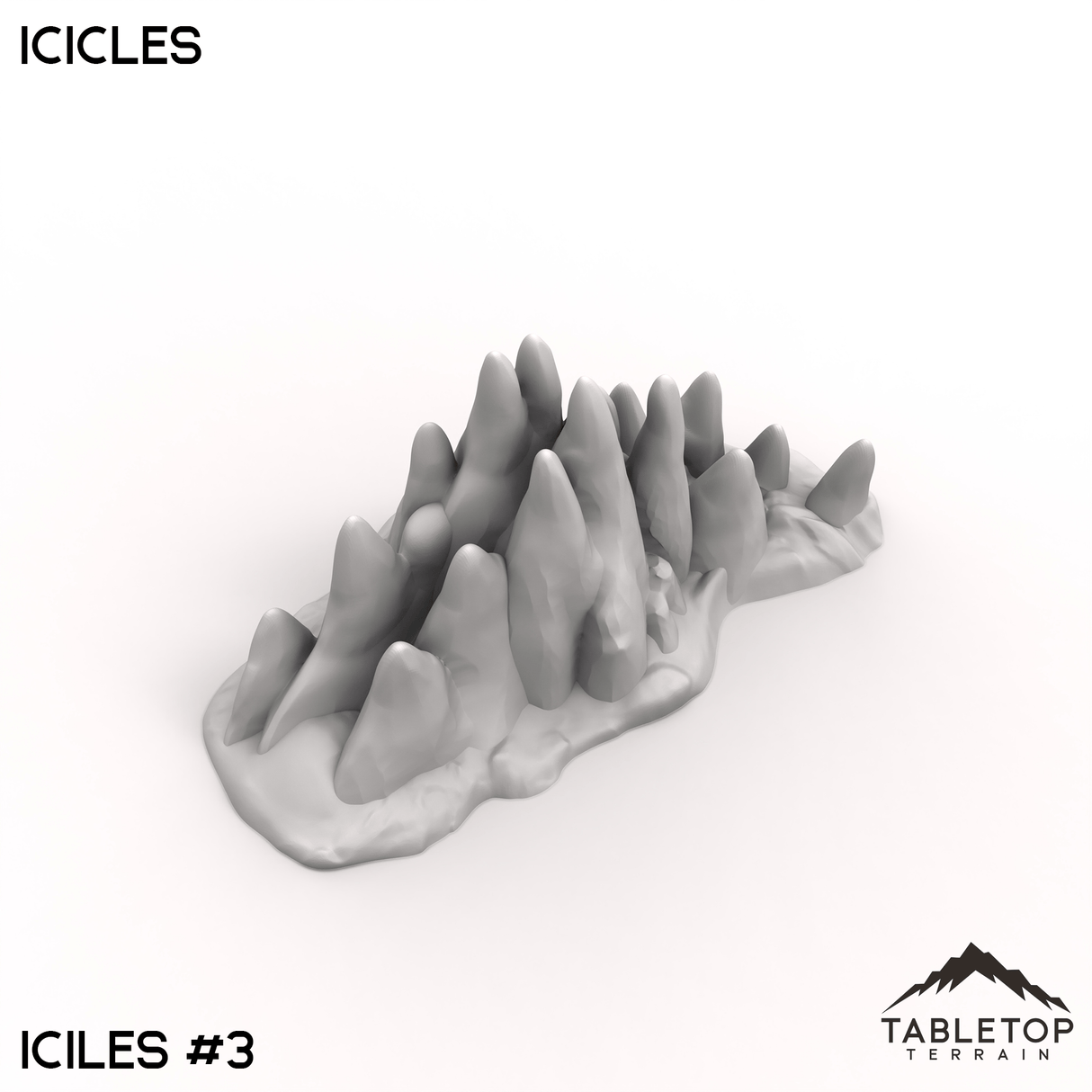 Tabletop Terrain Terrain 40mm / Icicles 3 Icicles