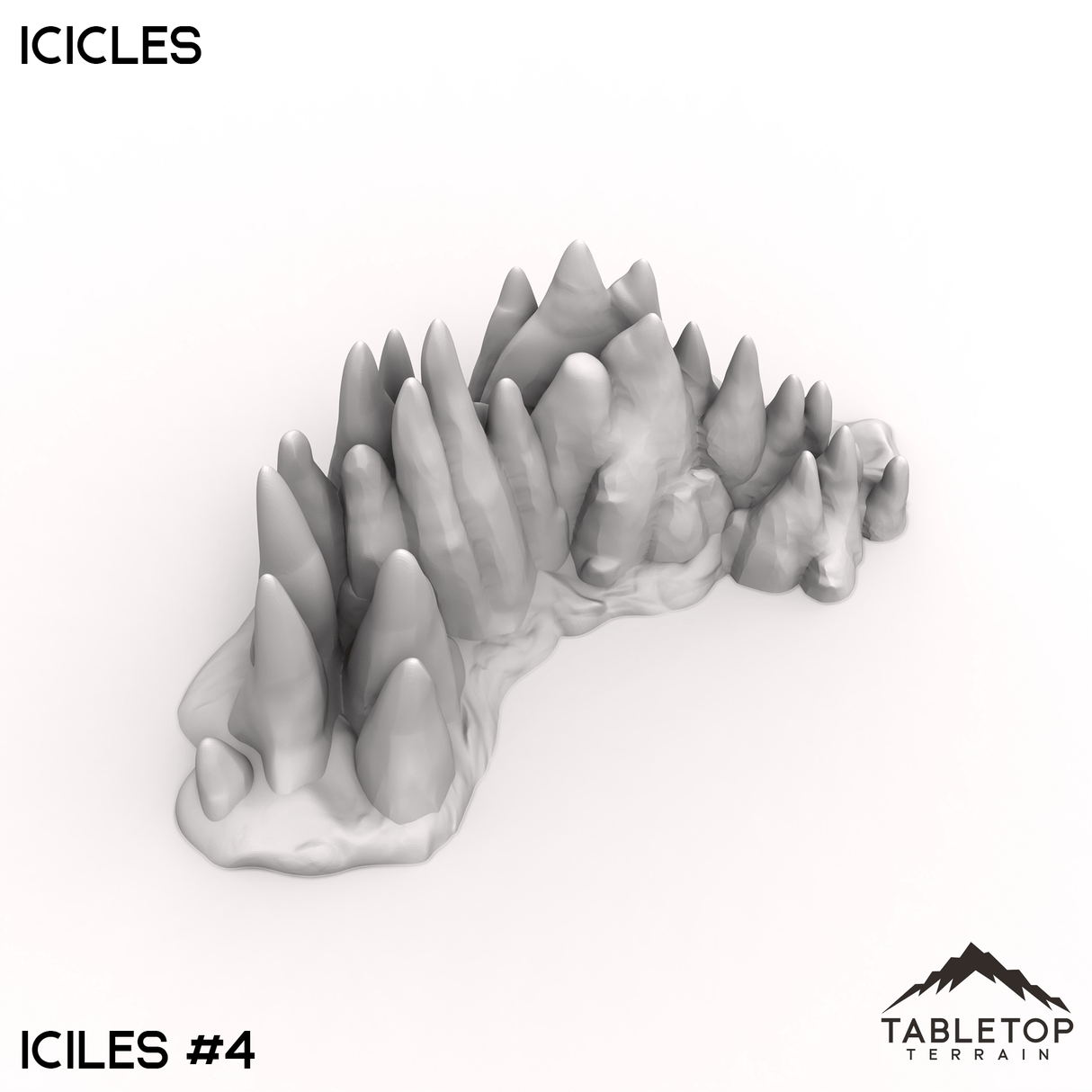 Tabletop Terrain Terrain 40mm / Icicles 4 Icicles