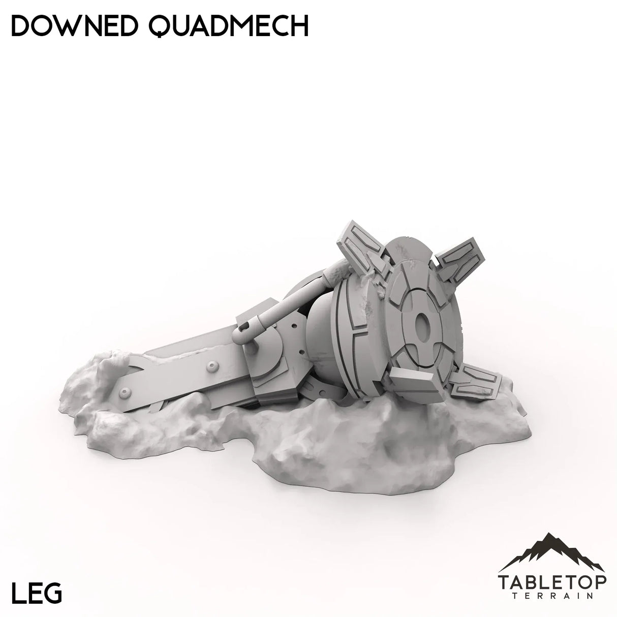 Tabletop Terrain Terrain 40mm / Leg Downed Quadmech