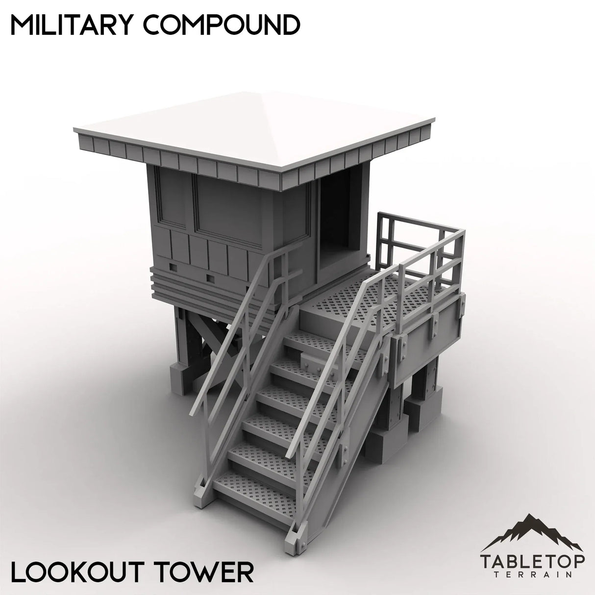 Tabletop Terrain Terrain 40mm / Lookout Tower Military Compound