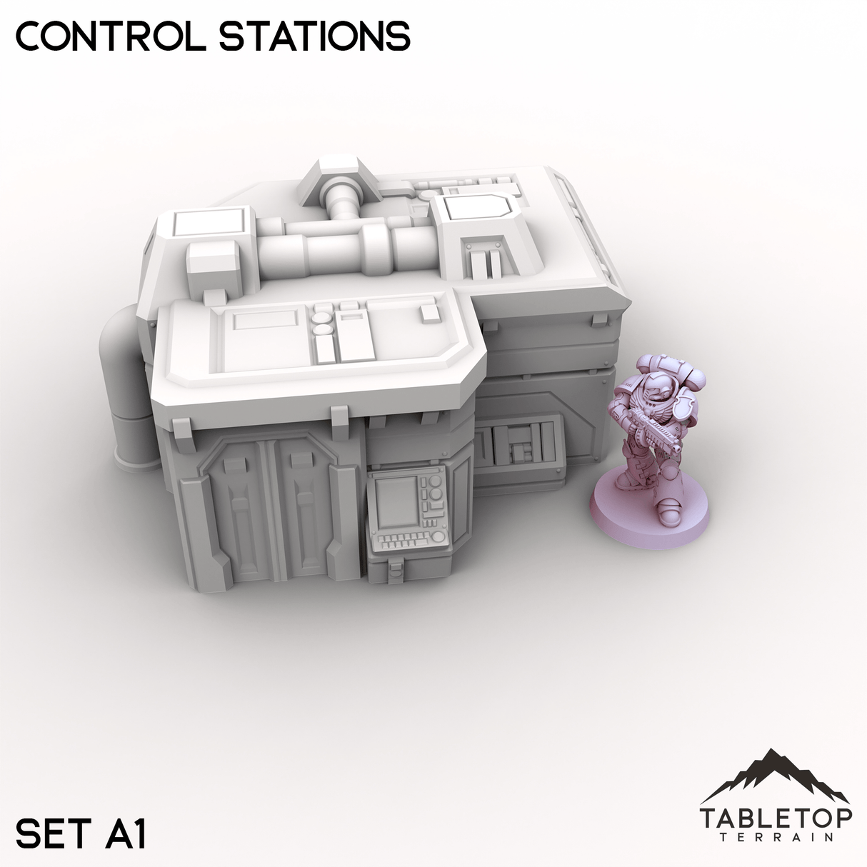 Tabletop Terrain Terrain A1 / 32mm Control Stations