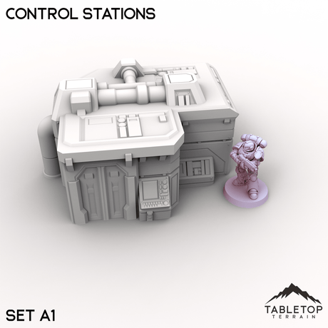 Tabletop Terrain Terrain A1 / 32mm Control Stations