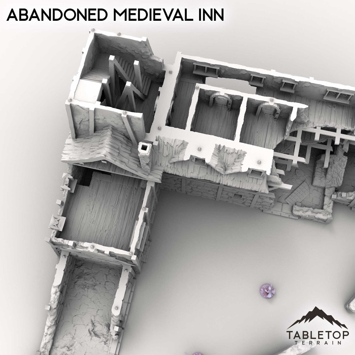 Tabletop Terrain Terrain Abandoned Medieval Inn