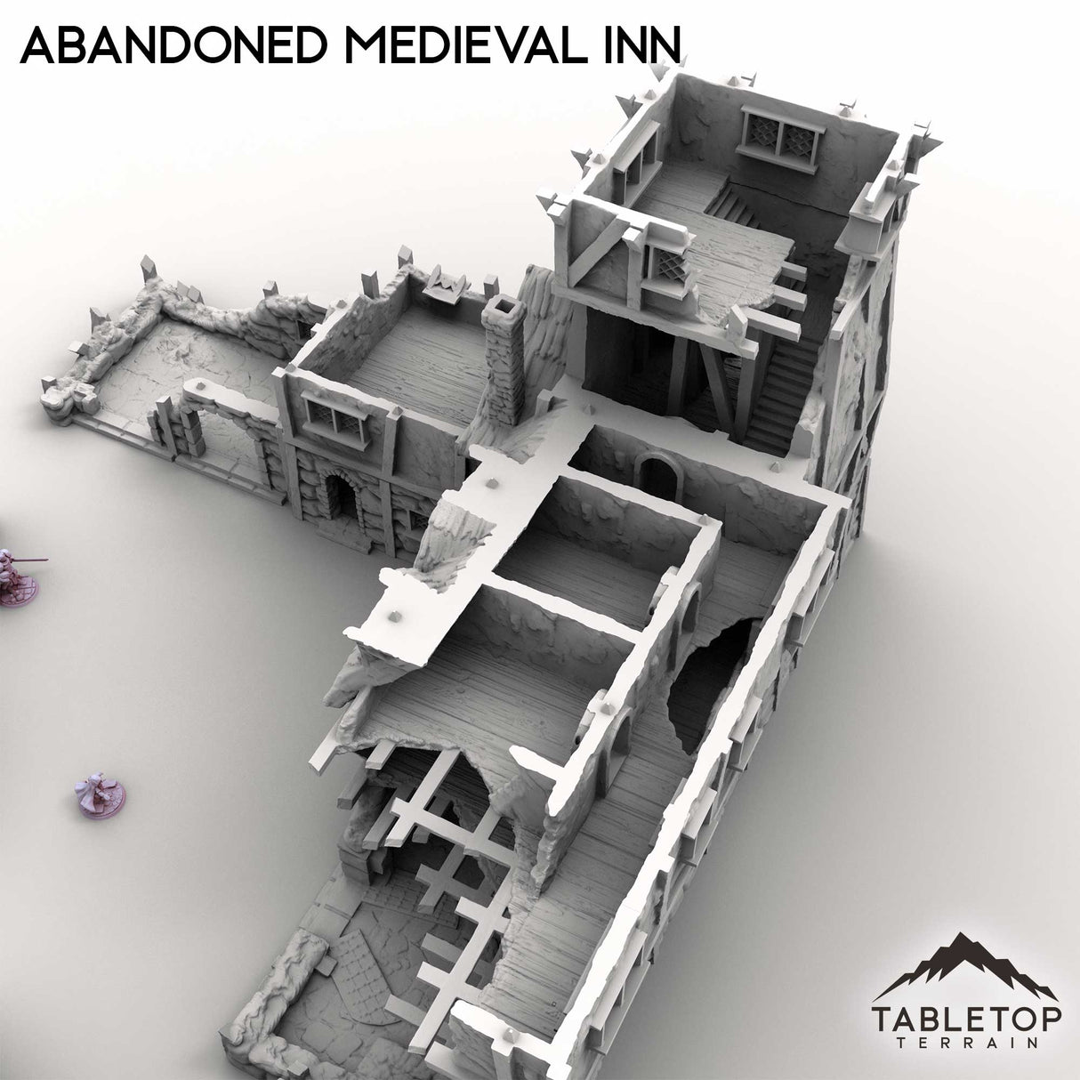 Tabletop Terrain Terrain Abandoned Medieval Inn