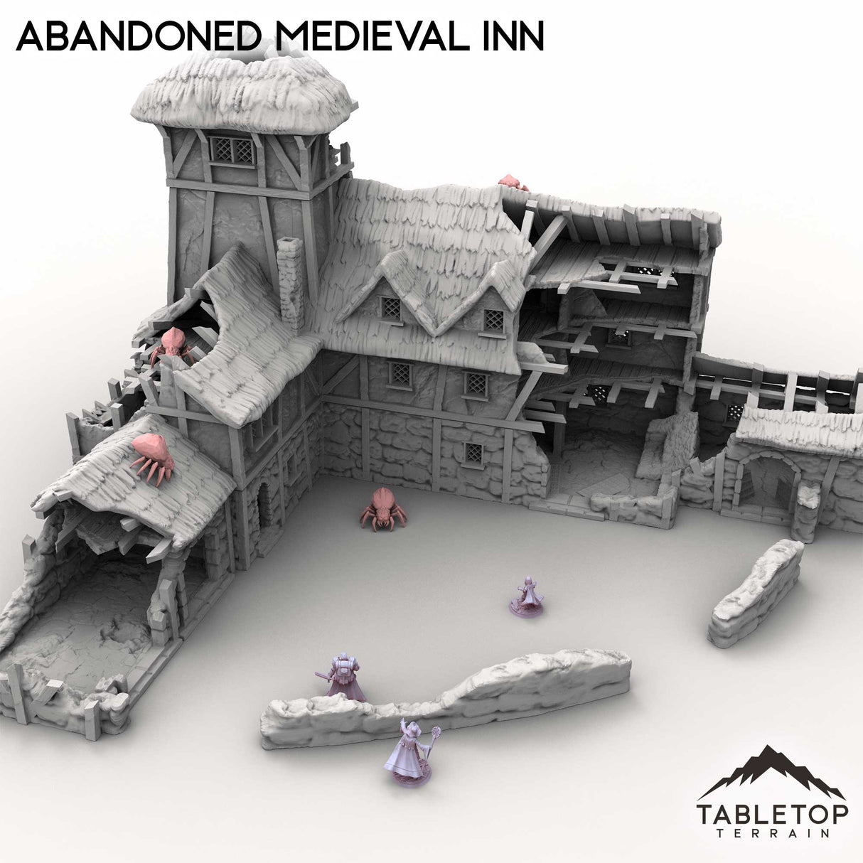 Tabletop Terrain Terrain Abandoned Medieval Inn