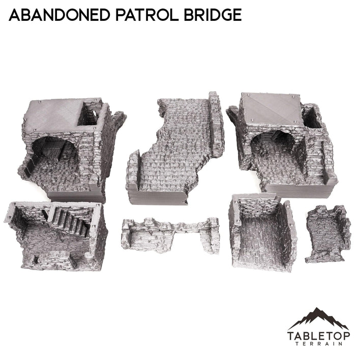 Tabletop Terrain Terrain Abandoned Patrol Bridge
