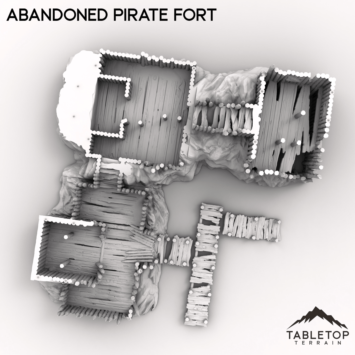 Tabletop Terrain Terrain Abandoned Pirate Fort