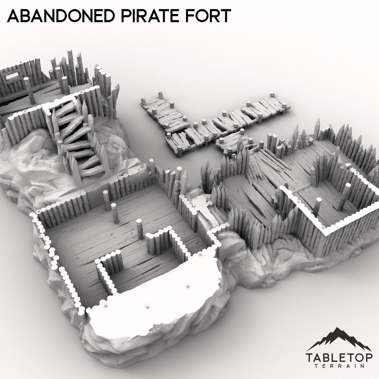 Tabletop Terrain Terrain Abandoned Pirate Fort
