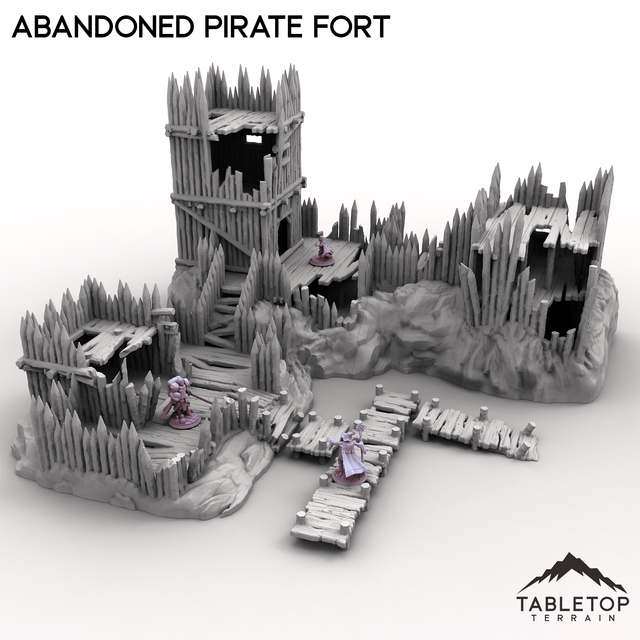 Tabletop Terrain Terrain Abandoned Pirate Fort
