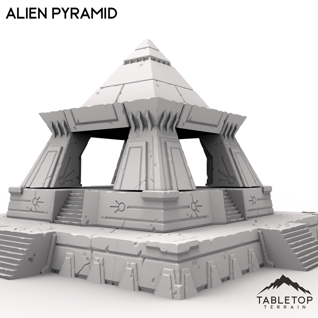 Tabletop Terrain Terrain Alien Pyramid