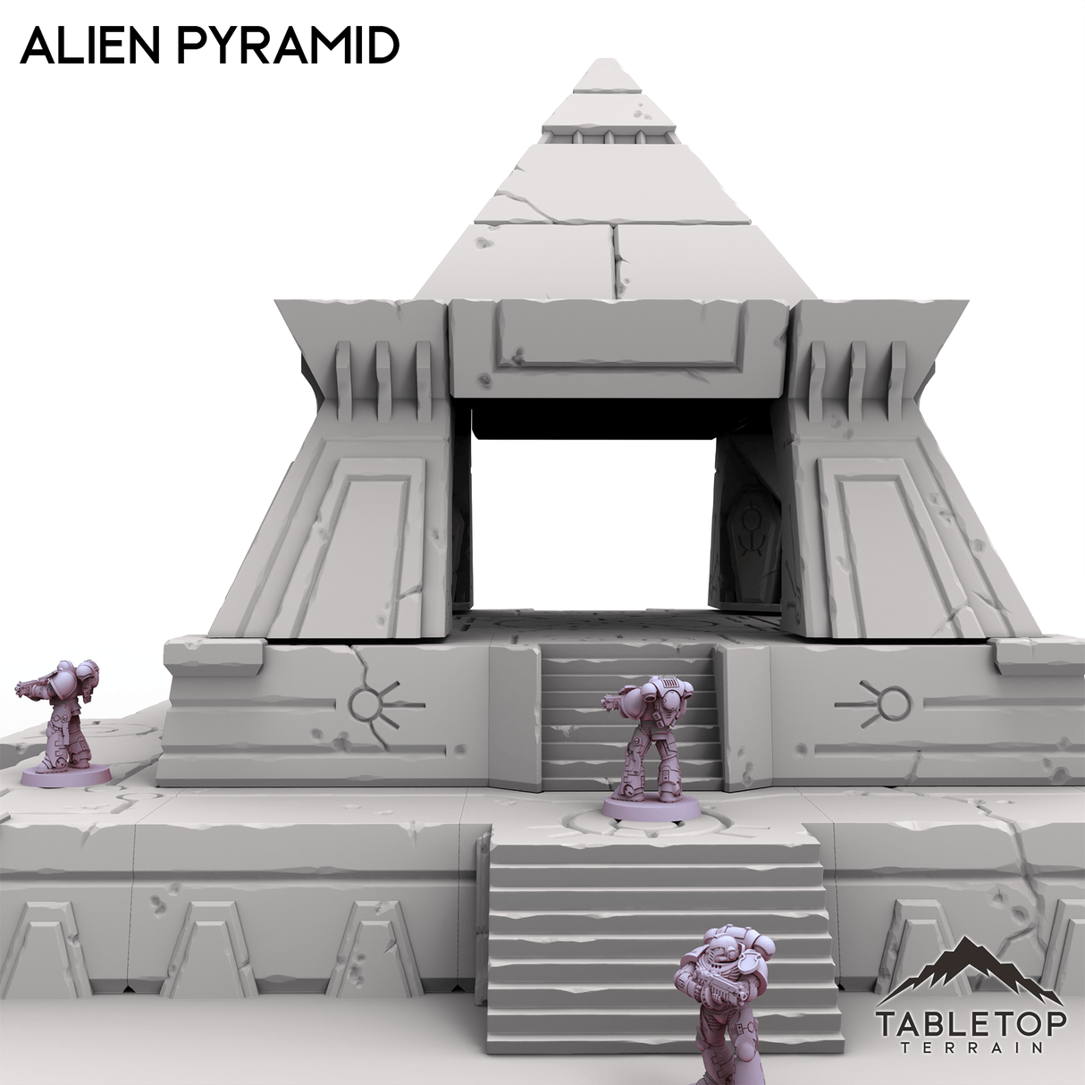 Tabletop Terrain Terrain Alien Pyramid