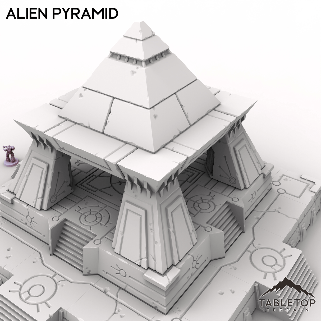 Tabletop Terrain Terrain Alien Pyramid