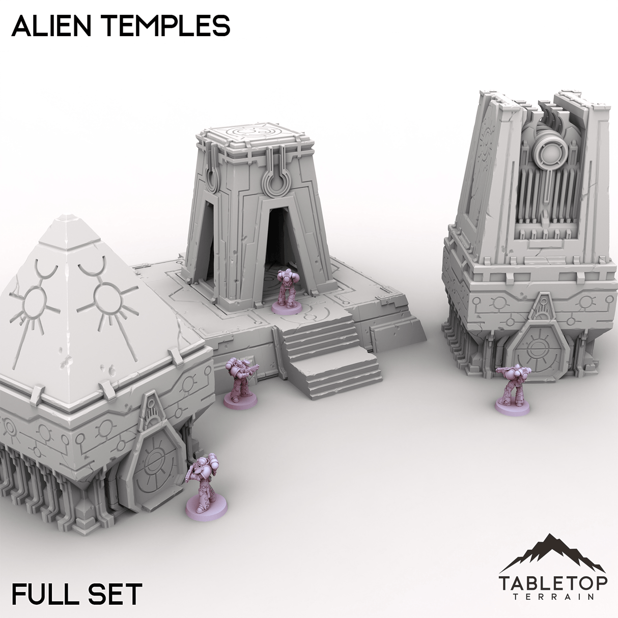 Tabletop Terrain Terrain Alien Temples