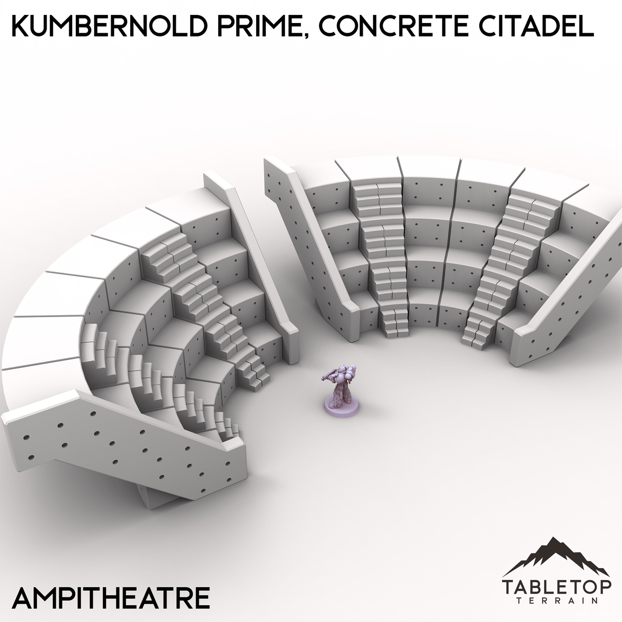 Tabletop Terrain Terrain Ampitheatre / 28/32mm Kumbernold Prime, Concrete Citadel