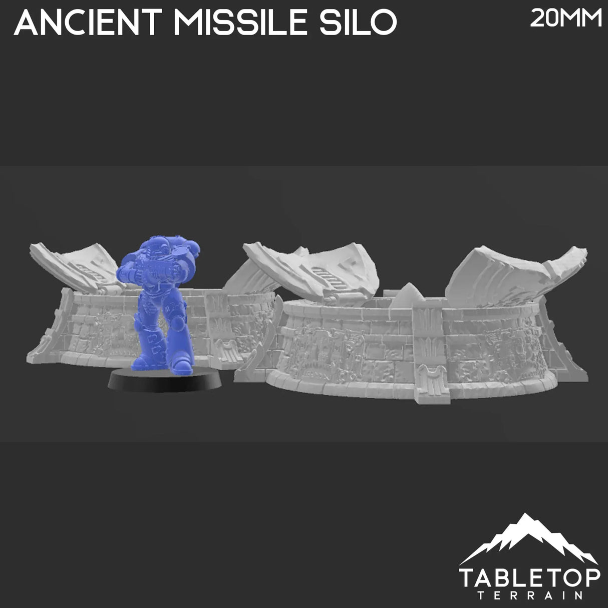 Tabletop Terrain Terrain Ancient Missile Silo - Fantasy Terrain