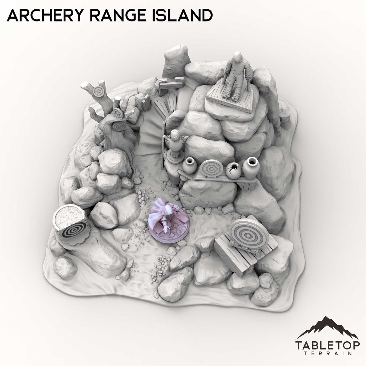 Tabletop Terrain Terrain Archery Range Island