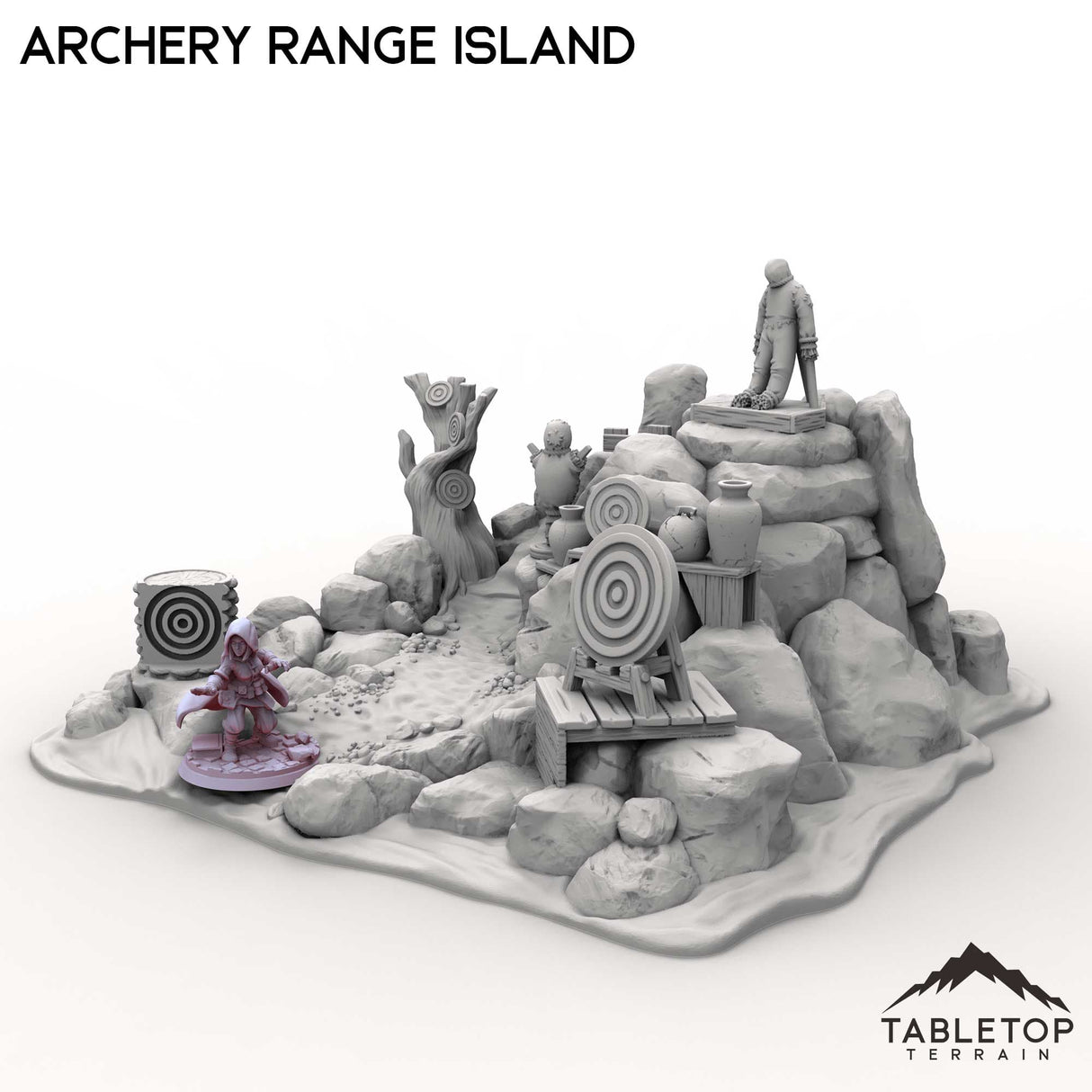Tabletop Terrain Terrain Archery Range Island