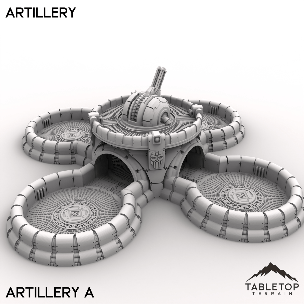 Tabletop Terrain Terrain Artillery - Vahngart, Garrisoned Moon