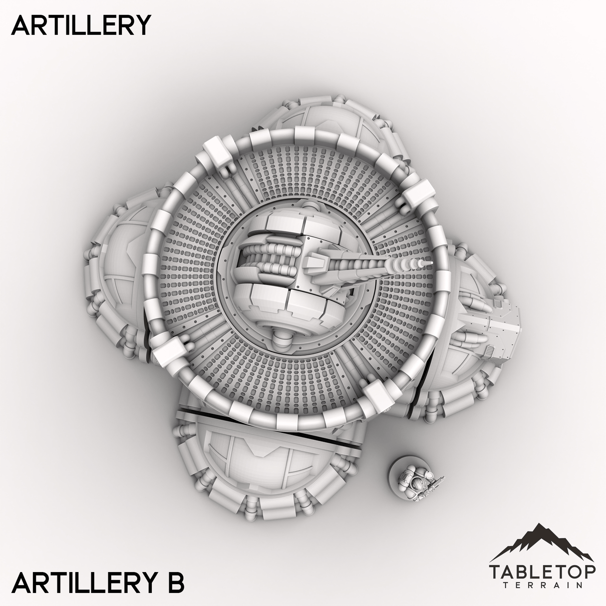 Tabletop Terrain Terrain Artillery - Vahngart, Garrisoned Moon