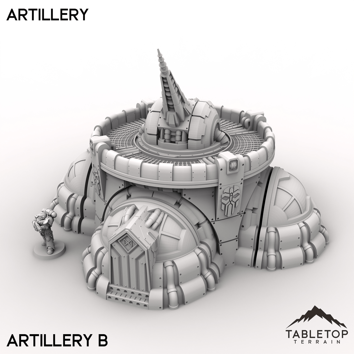 Tabletop Terrain Terrain Artillery - Vahngart, Garrisoned Moon
