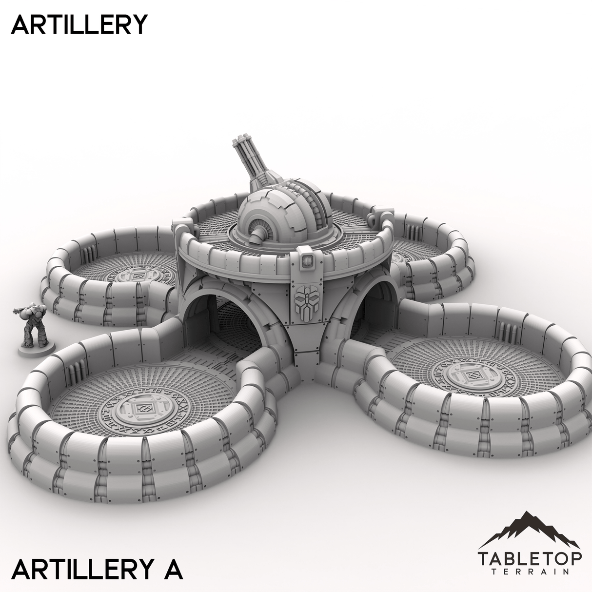 Tabletop Terrain Terrain Artillery - Vahngart, Garrisoned Moon
