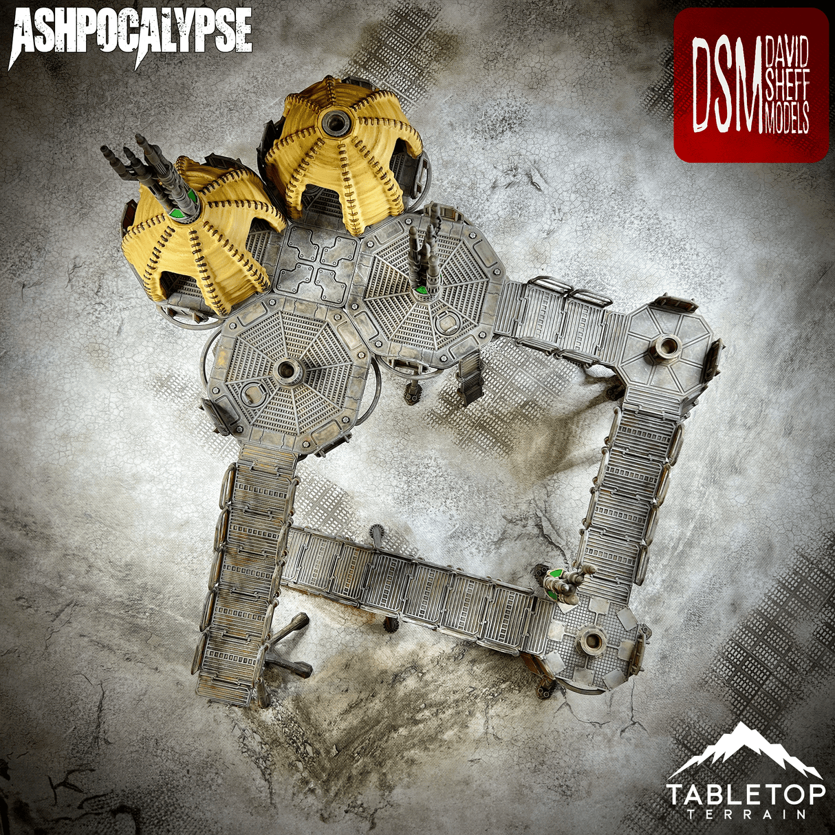Tabletop Terrain Terrain Ashpocalypse Modular Wasteland Terrain Set