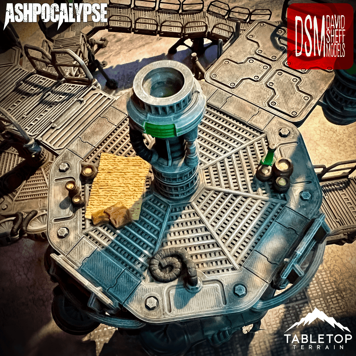 Tabletop Terrain Terrain Ashpocalypse Modular Wasteland Terrain Set