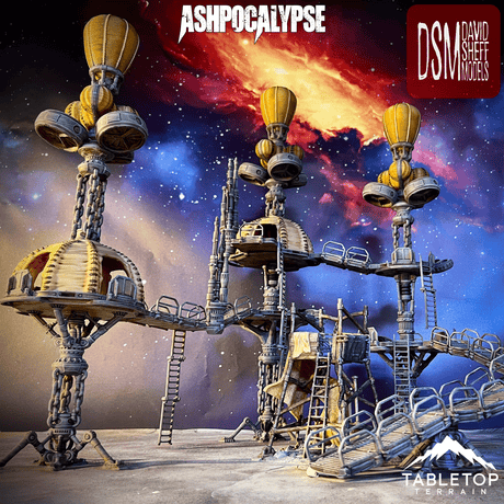 Tabletop Terrain Terrain Ashpocalypse Modular Wasteland Terrain Set