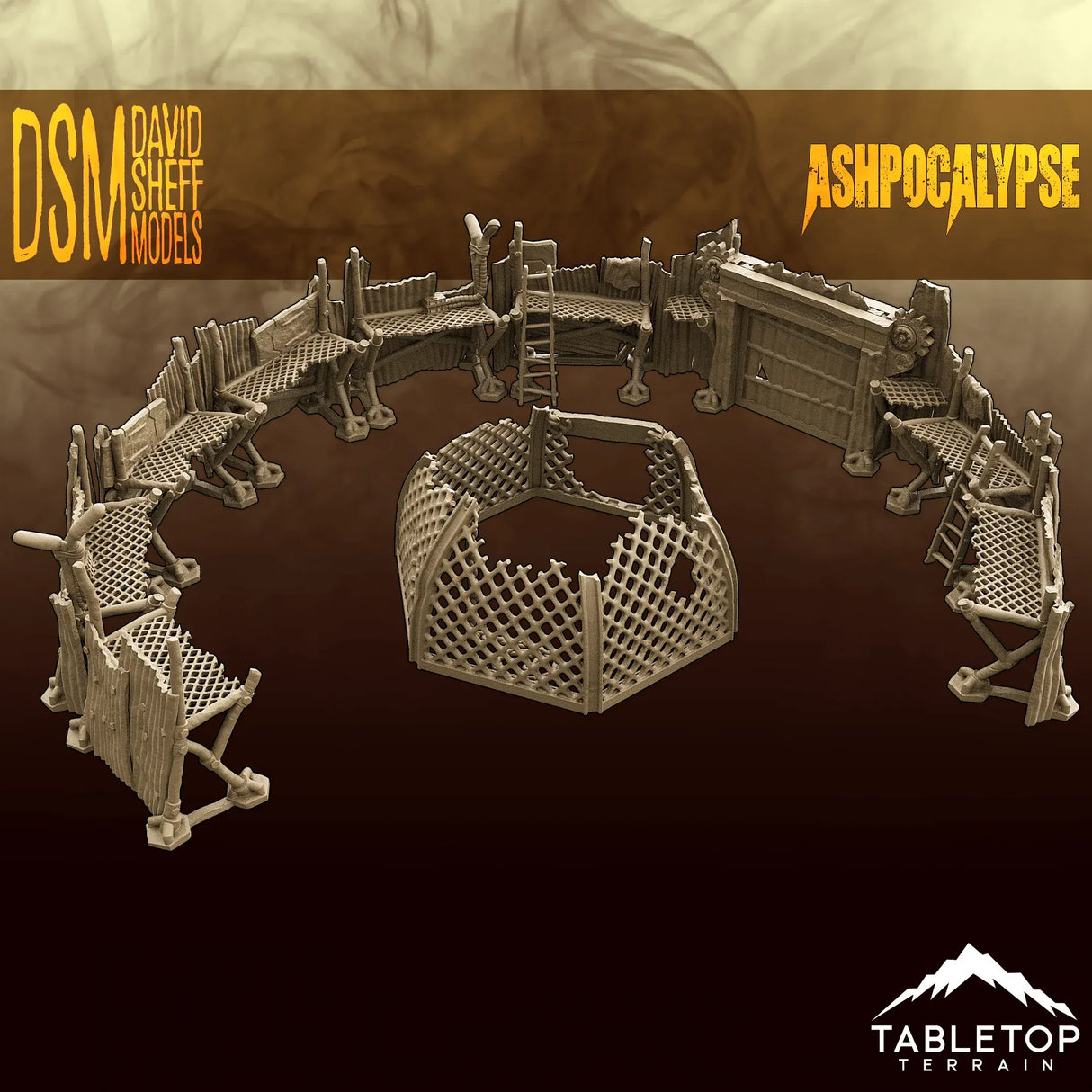 Tabletop Terrain Terrain Ashpocalypse Scaff Compound