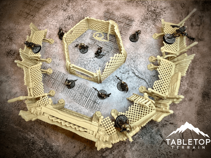 Tabletop Terrain Terrain Ashpocalypse Scaff Compound