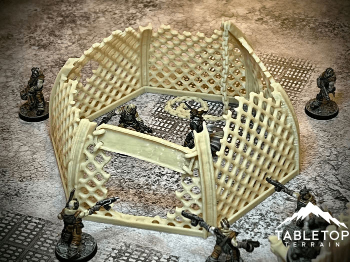 Tabletop Terrain Terrain Ashpocalypse Scaff Compound